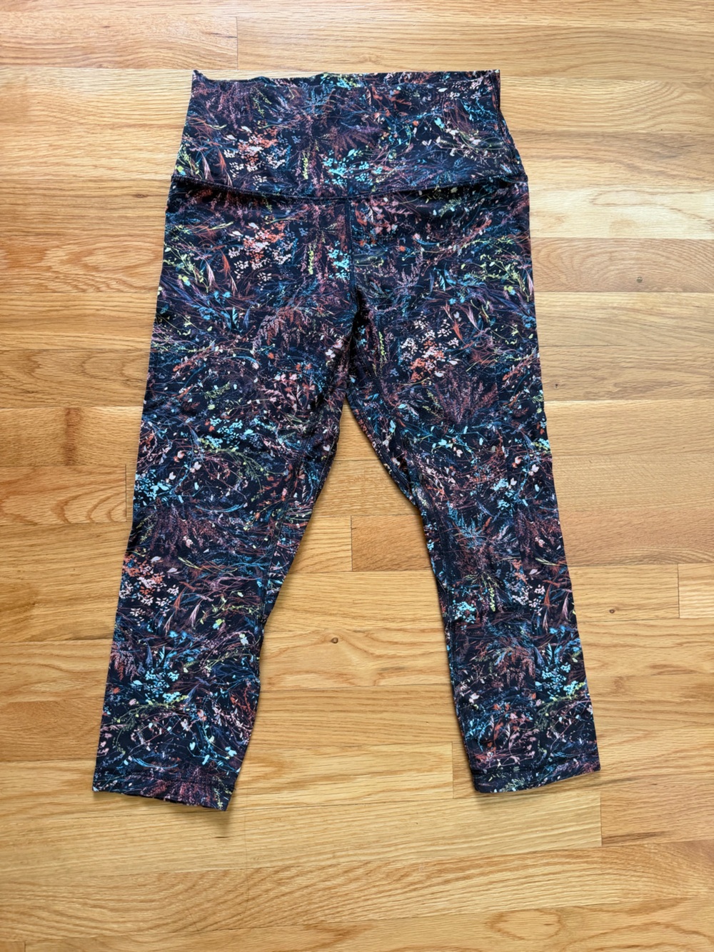 lululemon athletica Align Crop Multicolor Floral-Print Leggings